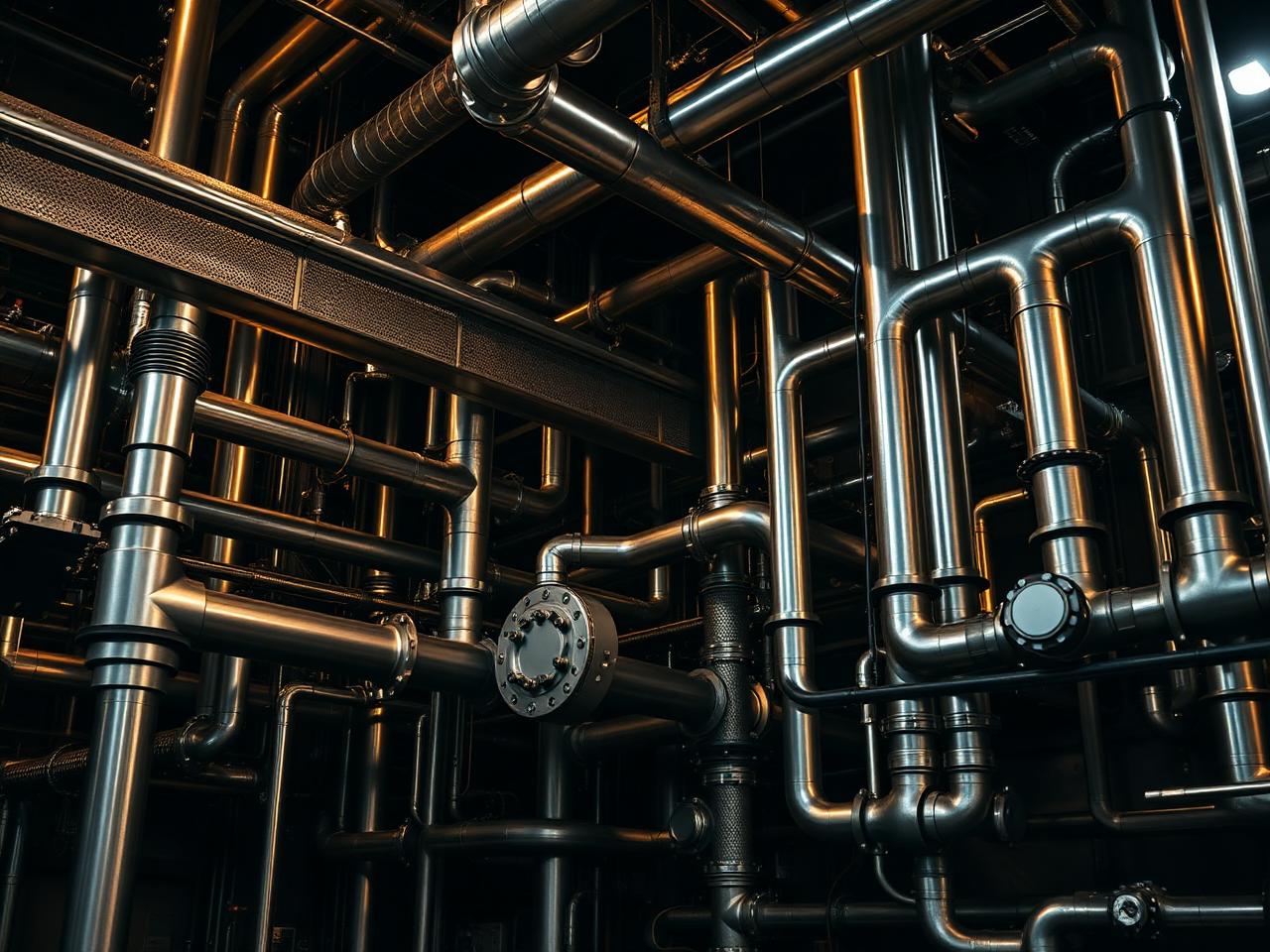Industrial piping network